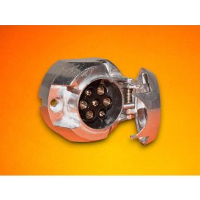 Utánfutó dugalj 7 pólusú fém