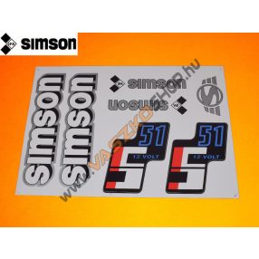 Matrica Simson S51 12VOLT