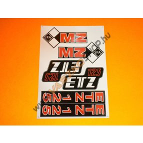 Matrica ETZ (több változat)